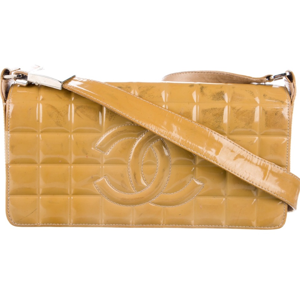 Chanel Tan Chocolate Bar Bag